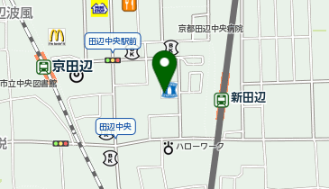 成基の個別教育 ゴールフリー 新田辺教室の地図画像