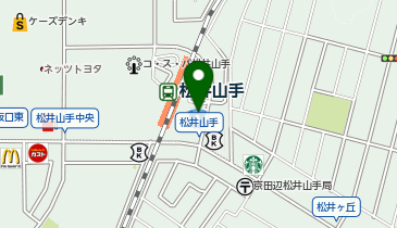 成基の個別教育 ゴールフリー 松井山手教室の地図画像