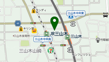 成基の個別教育 ゴールフリー 三山木教室の地図画像