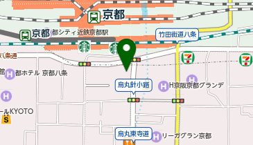 成基の個別教育 ゴールフリー 京都中央教室の地図画像