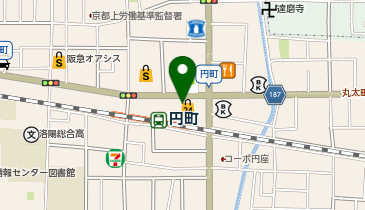成基の個別教育 ゴールフリー 円町教室の地図画像