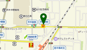 成基の個別教育 ゴールフリー JR茨木教室の地図画像