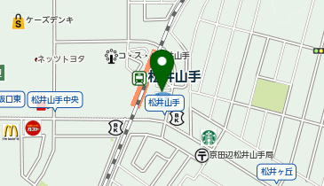 成基学園 松井山手教室の地図画像