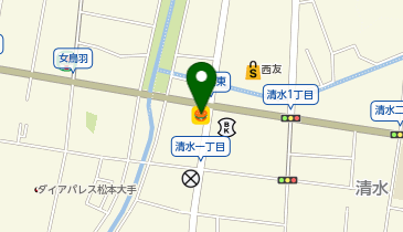 個別指導塾の学習空間 松本東教室の地図画像