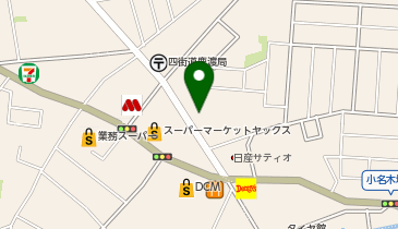個別指導塾の学習空間 四街道東教室の地図画像