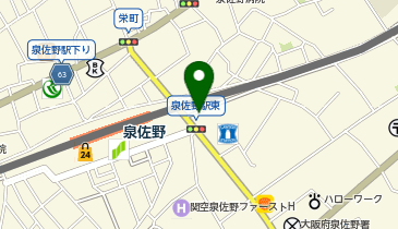 ファロス個別指導学院 第一ゼミナールの個別指導専門塾 泉佐野校の地図画像