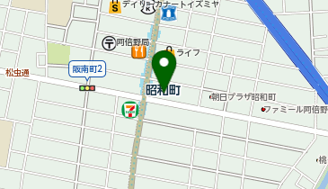 ファロス個別指導学院 第一ゼミナールの個別指導専門塾 阿倍野校の地図画像