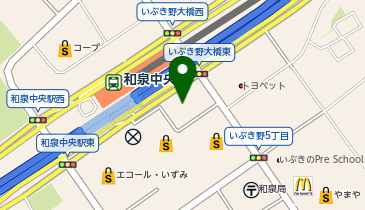 第一ゼミナール 和泉中央校の地図画像