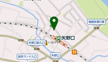 英才個別学院 矢野口校の地図画像