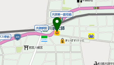 英才個別学院 川崎大師校の地図画像