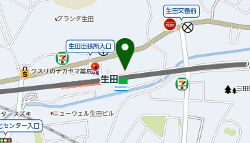 英才個別学院 生田校の地図画像