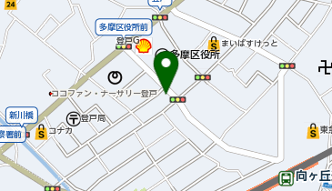 英才個別学院 向ヶ丘遊園校の地図画像