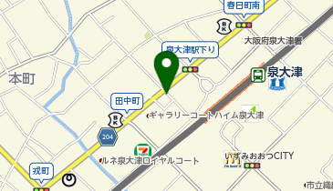 個別指導アップ学習会 泉大津教室の地図画像