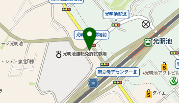 個別指導アップ学習会 光明池教室の地図画像