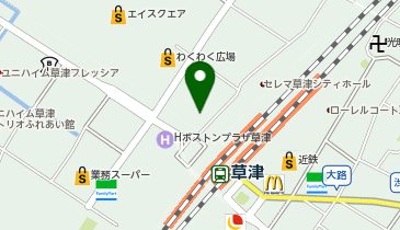 武田塾 草津校の地図画像