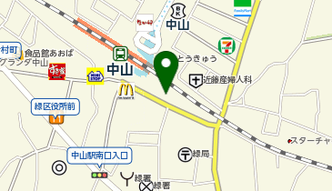 代々木個別指導学院 中山校の地図画像