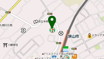 代々木個別指導学院 狭山校の地図画像