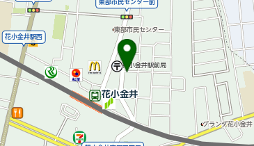 代々木個別指導学院 花小金井校の地図画像