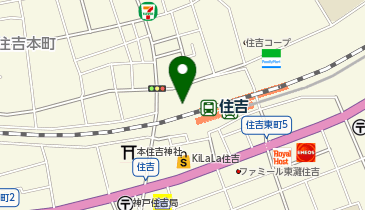 進学館 シーア住吉校の地図画像