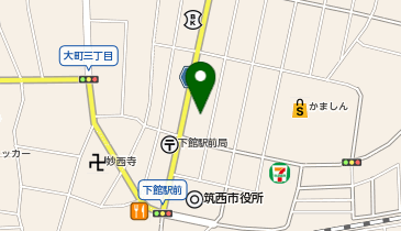 個別指導のone塾 下館校の地図画像