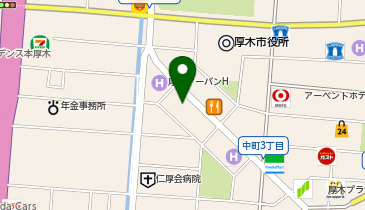 個別指導塾 1対1のATOM(アトム) 本厚木教室の地図画像