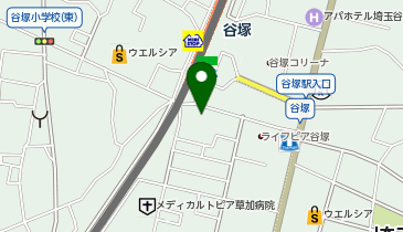 個別指導塾 1対1のATOM(アトム) 谷塚教室の地図画像