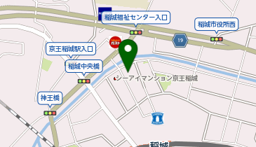 個別指導塾 1対1のATOM(アトム) 稲城教室の地図画像