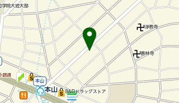 明倫ゼミナール 本山校の地図画像