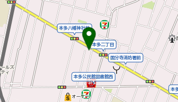 螢雪パーソナル 国分寺教室の地図画像