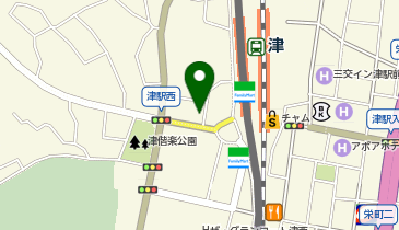 安藤塾 津駅前校の地図画像