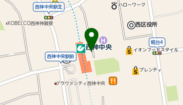 若松個別 西神中央校の地図画像