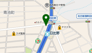 個別指導のCUBE 日比野校の地図画像