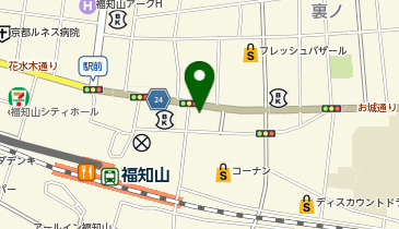 ビーパル個別指導学院 福知山本部教室の地図画像