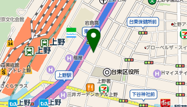 みすず学苑 上野の森校舎の地図画像