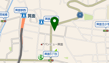 個別指導シグマ 箕面駅前校の地図画像
