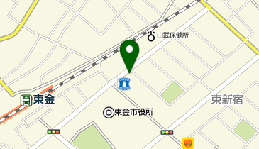 TASUKE塾 東金本校の地図画像