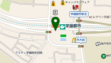 エディック個別・創造学園個別 学園都市校1号館の地図画像
