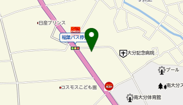 ライズ1 南大分校の地図画像