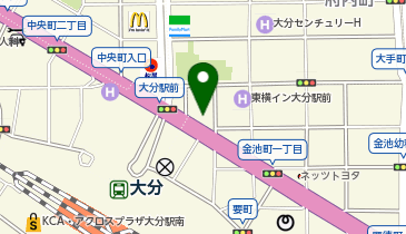 ライズ1 大分駅前校の地図画像