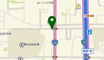 個別学習マイプレイス 喜連西校の地図画像