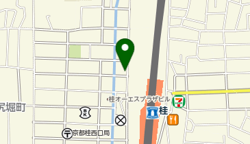 洛西進学教室 桂本部教室の地図画像