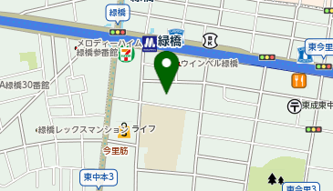 進ゼミ個別 緑橋校の地図画像