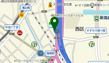 WIP 少人数制予備校 横浜教室の地図画像
