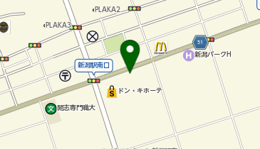 個別指導塾ブイステージ 新潟駅南口本部校の地図画像