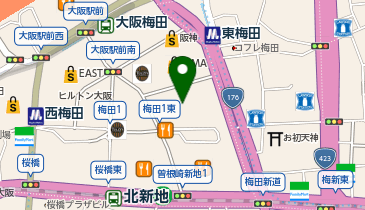 プロ教師の名門会 大阪駅前校の地図画像