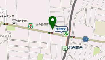 エディック個別・創造学園個別 北鈴蘭台校の地図画像