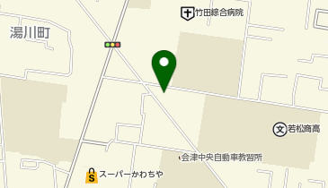 個別指導 学参 会津若松校の地図画像