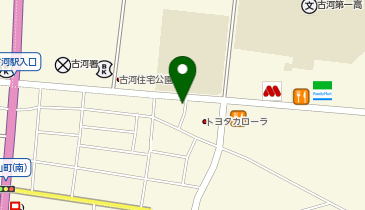 個別指導 学参 古河校の地図画像