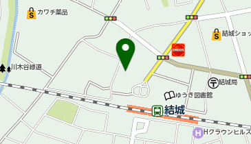 個別指導 学参 結城校の地図画像