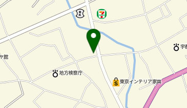 個別指導 学参 大田原校の地図画像